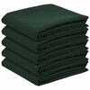 vidaXL Tissu de Table 5 pc Rectangulaire Vert fonc&eacute; 140 x 180 cm