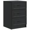 vidaXL Cabinet de chevet Noir 43 x 41 x 63,5 cm Bois d'ing&eacute;nierie