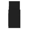 vidaXL Armoire lat&eacute;rale Noir 60x26x60 cm Agglom&eacute;r&eacute;
