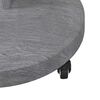 vidaXL Pied de parasol Aspect Bois Gris Fonc&eacute; 48 x 48 x 32 cm