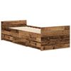 vidaXL Cadre de lit sans matelas vieux bois 100x200 cm bois ing&eacute;nierie