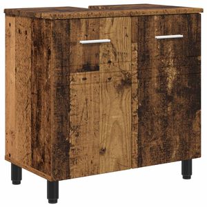 vidaXL Unit&eacute; de vanit&eacute; de salle de bain Bois ancien 60 x 35 x 60 cm