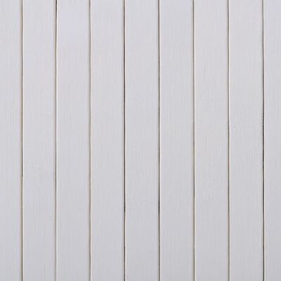 vidaXL Cloison de séparation Bambou Blanc 250 x 165 cm