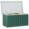 vidaXL Coffre de rangement de jardin Vert 129x67x65 cm