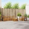 vidaXL Ensembles de canap&eacute;s 7 pcs Naturel Bois d'Acacia Massif