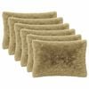 vidaXL Coussin avec oreiller HEERLEN 2 pi&egrave;ces Gris clair Fleece PV