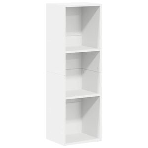 vidaXL Biblioth&egrave;que/Meuble TV Blanc 36x30x114 cm Bois d'ing&eacute;nierie