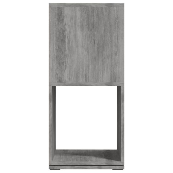 vidaXL Armoire rotative Gris b&eacute;ton 34,5x34,5x75,5 cm bois d'ing&eacute;nierie