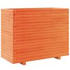 vidaXL Jardini&egrave;re cire marron 90x40x72,5 cm bois de pin massif