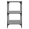 vidaXL Bibliothèque Sonoma gris 40x33x70,5 cm Bois d'ingénierie acier