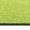 vidaXL Paillasson lavable Vert 90x150 cm