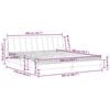 vidaXL Lit avec matelas Hanko vert fonc&eacute; 200x200 cm velours