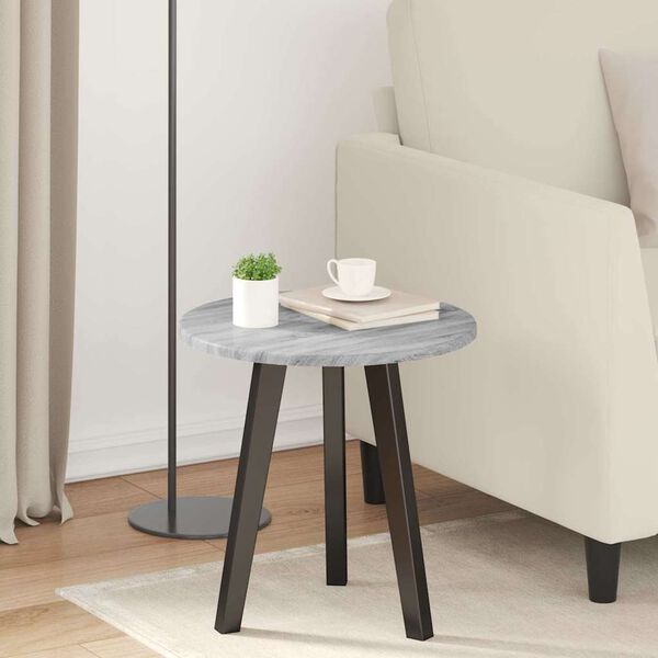 vidaXL Plateau de table Sonoma gris 40 x 40 x 1,5 cm Bois d'ing&eacute;nierie