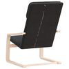 vidaXL Fauteuil de relaxation noir tissu