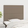 vidaXL T&ecirc;te de lit Taupe 100x5x118/128 cm Tissu