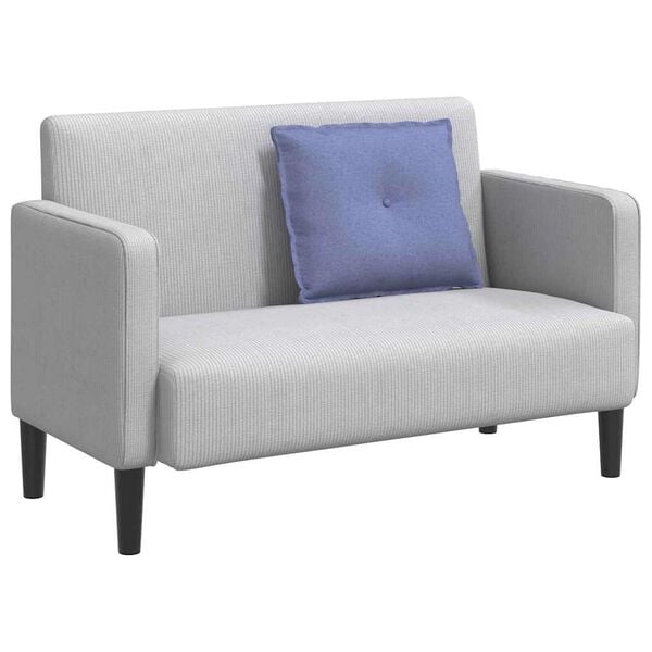 vidaXL Coussin de Dos Bleu denim 60 x 19 x 50 cm tissu