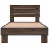 vidaXL Cadre de lit sans matelas ch&ecirc;ne marron 75x190 cm