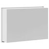 vidaXL Niche de Douche Blanc 45 x 30 x 9,5 cm Acier inoxydable