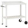 vidaXL Table de rempotage avec roues 96 x 50 x 89 cm