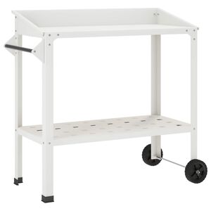 vidaXL Table de rempotage avec roues 96 x 50 x 89 cm