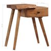 vidaXL Table de chevet Bois d'acacia massif 45 x 32 x 55 cm