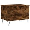 vidaXL Table basse Chêne fumé 60x44,5x45 cm Bois d'ingénierie