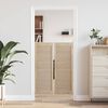 vidaXL Porte de Cabinet avec porte 2 pcs Naturel 110 x 2,1 x 39,5 cm