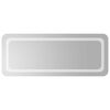 vidaXL Miroir de salle de bain LED avec miroir Transparent 100 x 40 cm