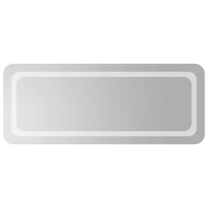 vidaXL Miroir de salle de bain LED avec miroir Transparent 100 x 40 cm
