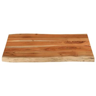 vidaXL Dessus de table 90x60x3,8 cm rectangulaire bois massif d'acacia