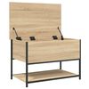 vidaXL Banc de rangement ch&ecirc;ne sonoma 70x42,5x47 cm bois d'ing&eacute;nierie