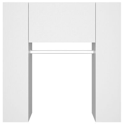 vidaXL Armoire de couloir Blanc 97,5x37x99 cm Bois d'ingénierie