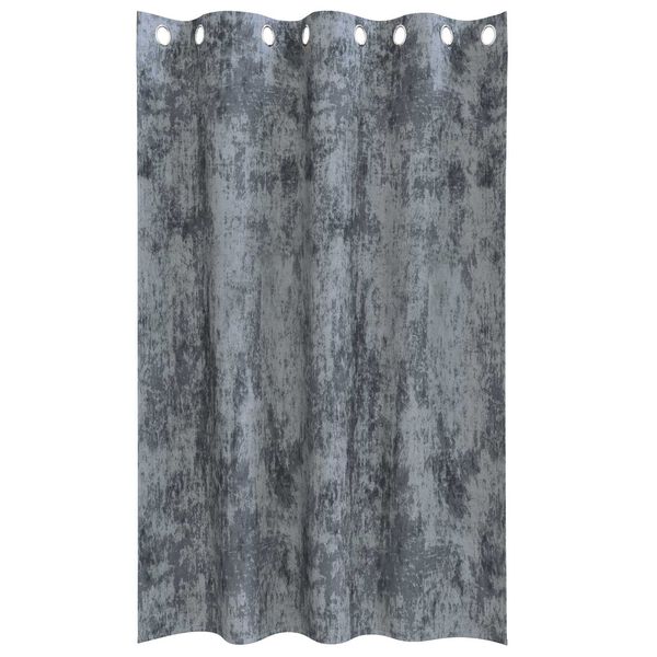 vidaXL Rideaux en velours 2 pcs Gris Argent&eacute; 175 x 140 cm Velours