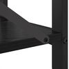 vidaXL &Eacute;tag&egrave;re Ch&ecirc;ne noir 40 x 30 x 50 cm Bois d'ing&eacute;nierie