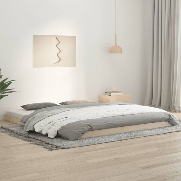 vidaXL Cadre de lit sans matelas 180x200 cm bois massif de pin