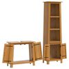 vidaXL Ensemble de meubles de salle de bain 2 pcs bois de pin massif