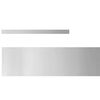 vidaXL Bordure de Pelouse 4 pcs Argent 450 x 0,05 x 15 cm