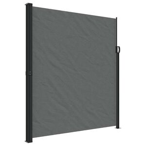 vidaXL Auvent lat&eacute;ral r&eacute;tractable anthracite 220x600 cm