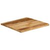 vidaXL Dessus de table bord vivant 60x60x3,8 cm bois de manguier brut