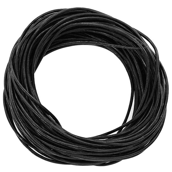vidaXL Corde en Cuir Noir &Oslash;1 mm x 10 m Cuir
