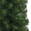 vidaXL Sapin de Noël artificiel mince avec support vert 240 cm PVC