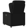 vidaXL Fauteuil inclinable &eacute;lectrique Noir Tissu