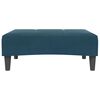 vidaXL Repose-pied bleu 77x55x31 cm velours