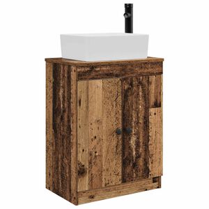 vidaXL Meuble de salle de bain avec &eacute;vier Bois ancien 54 x 35 x 83 cm