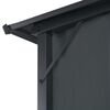 vidaXL Tonnelle avec rideau Aluminium 4x3x2,6 m Noir
