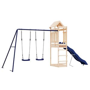 vidaXL Aire de jeux d'ext&eacute;rieur bois de pin massif