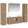 vidaXL Ensemble de mobilier de salle de bain 6 pc Ch&ecirc;ne artisanal