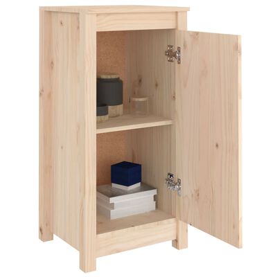 vidaXL Buffets 2 pcs 39x35x80 cm bois massif de pin