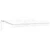 vidaXL Auvent r&eacute;tractable Blanc 400 &times; 300 cm Polyester et Aluminium