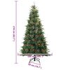 vidaXL Sapin de No&euml;l Artificiel &agrave; Branches Articul&eacute;es Vert 210 cm